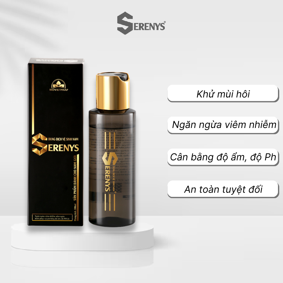 [Chính hãng] Dung dịch vệ sinh khử mùi dành cho nam giới Serenys 100ml