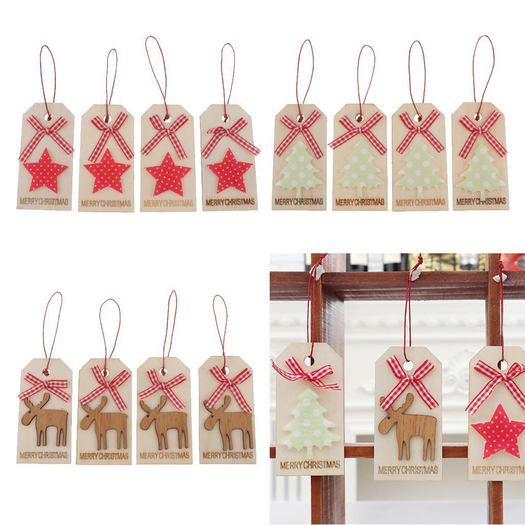 4 Pieces Wooden Discs Wooden Pieces Wooden Pendant For DIY Or DIY Children