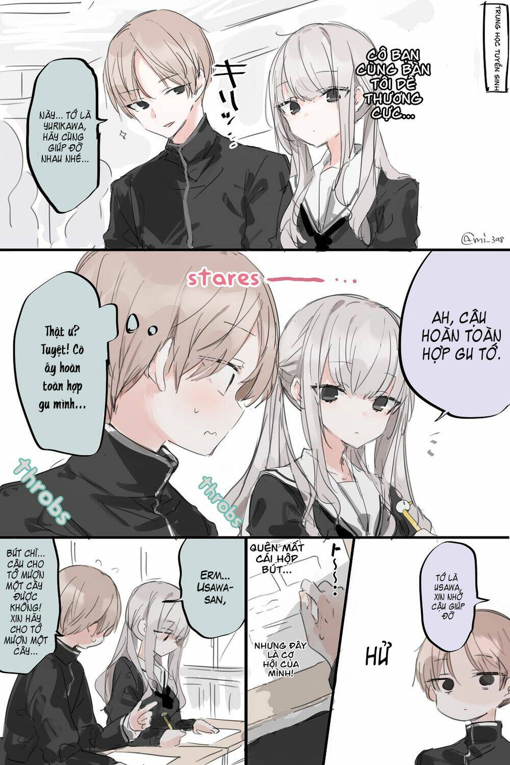 cô bạn dễ thương cùng bàn chapter 1 3