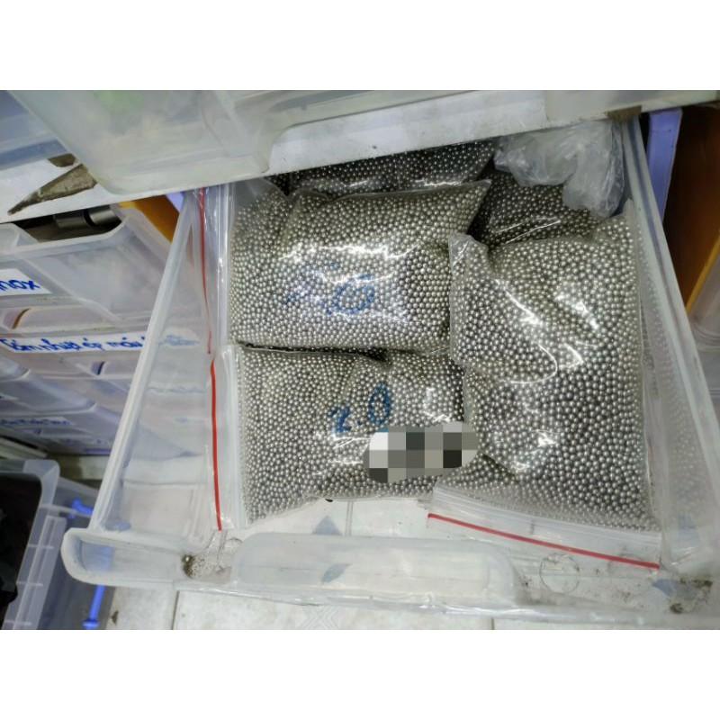 Gói bi inox dùng cho máy quay bi, hàng sịn