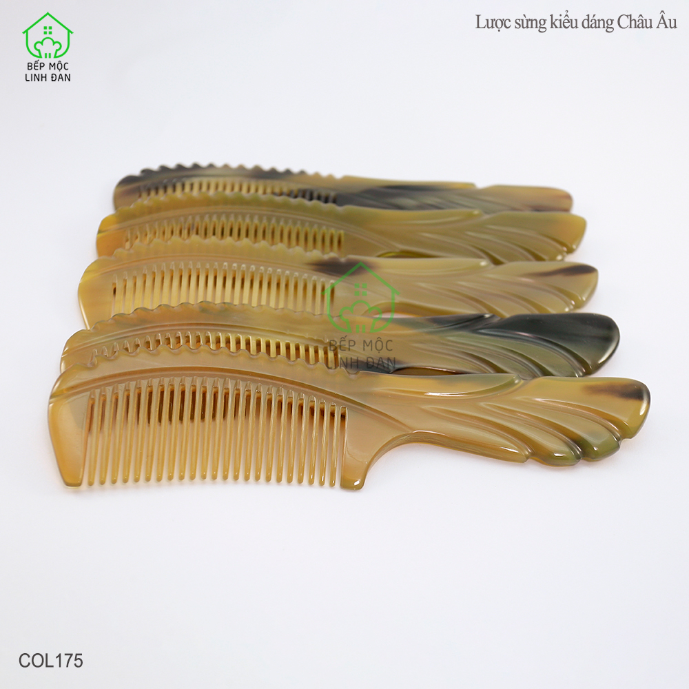 Lược Sừng Xuất Nhật (Size: XL - 20cm) Dáng Lược Châu Âu Cao Cấp [COL175]