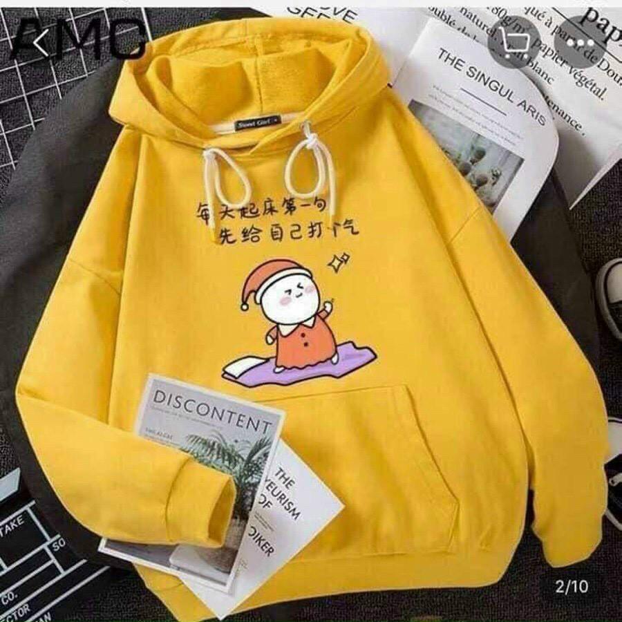 ÁO KHOÁC HOODIES NỮ NHIỀU MÀU XINH XẮN,THIẾT KẾ HỌA TIẾT SINH ĐỘNG