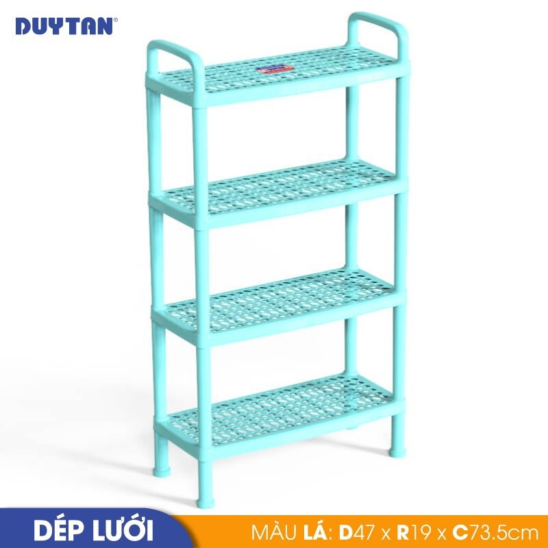 Kệ dép lưới lớn nhựa Duy Tân 4 tầng (47 x 19 x 73.5 cm) - 03925 - Giao màu ngẫu nhiên - Hàng chính hãng