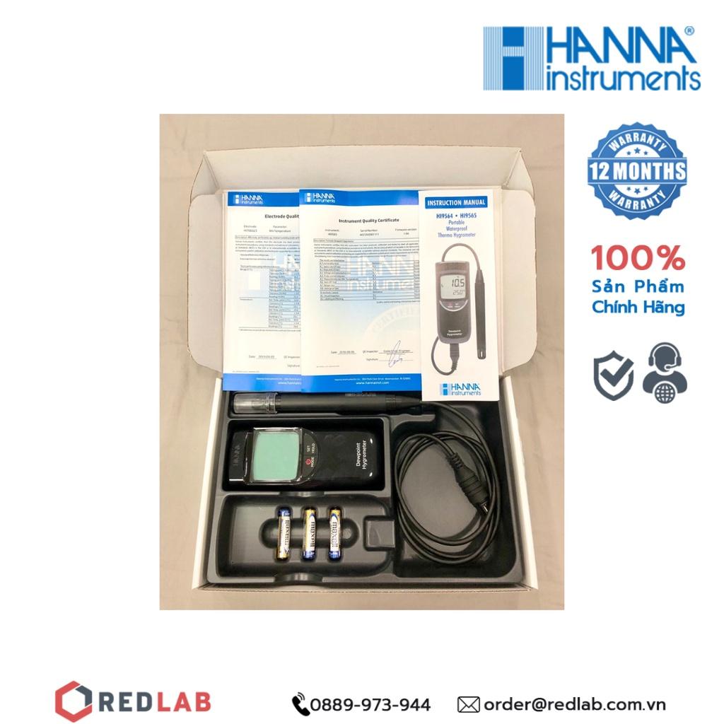 Máy đo độ ẩm, nhiệt độ có điểm sương Hanna HI9565, bảo hành 12 tháng