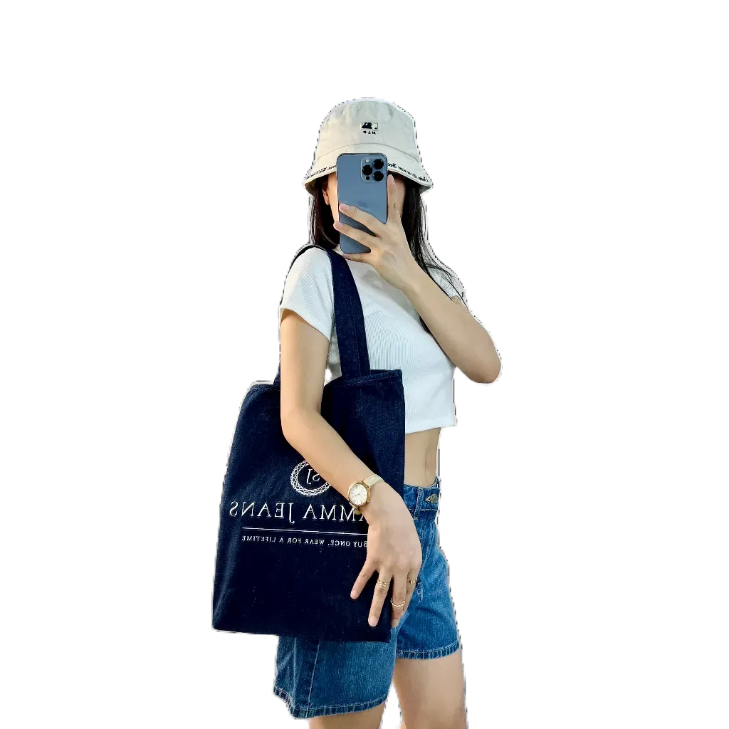 Túi Tote In thiết kế độc quyền Samma , không bông tróc, phai màu, phong cách thời trang Hàn Quốc