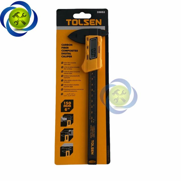 Thước kẹp điện tử Tolsen 35052 kích thước 150mm vỏ nhựa