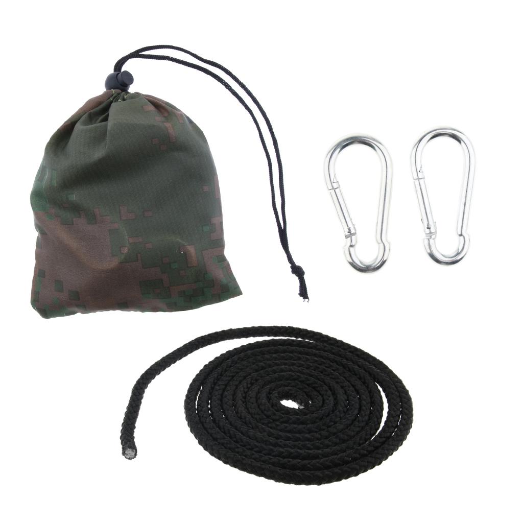 Backyard  Hammock  Tree  Hanging  Carabiner  Round  Ropes  Guy
