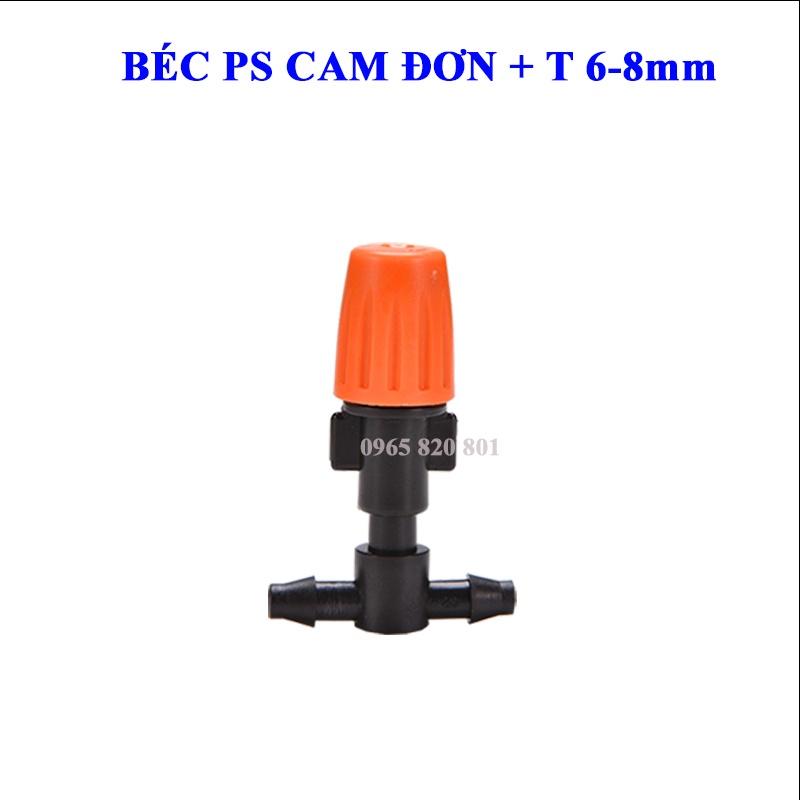 Béc phun sương CAM 1 hướng kết nối ống 6-8mm