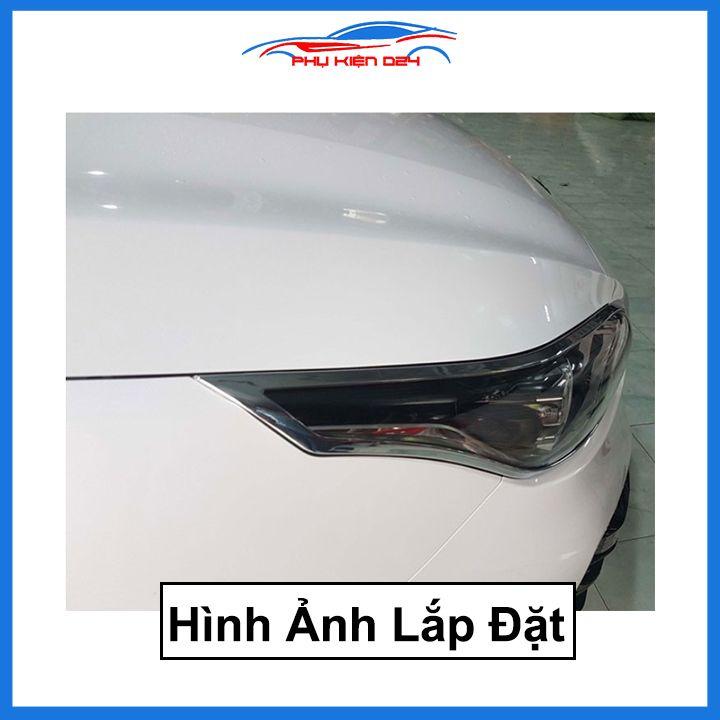 Ốp viền đèn pha hậu mạ crom Cerato, K3, Forte 2015-2018, 2019-2020-2021 chống trầy trang trí bảo vệ xe