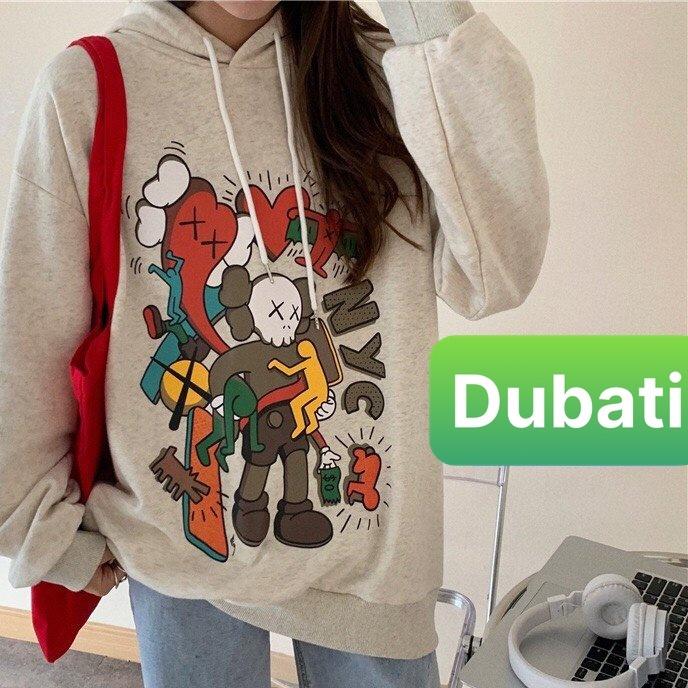 ÁO KHOÁC HOODIE UNISEX NAM NỮ HOẠT HÌNH KWASH CHẤT NỈ CHỐNG LẠNH NẮNG ĐÔNG HÈ- DUBATI FASHION