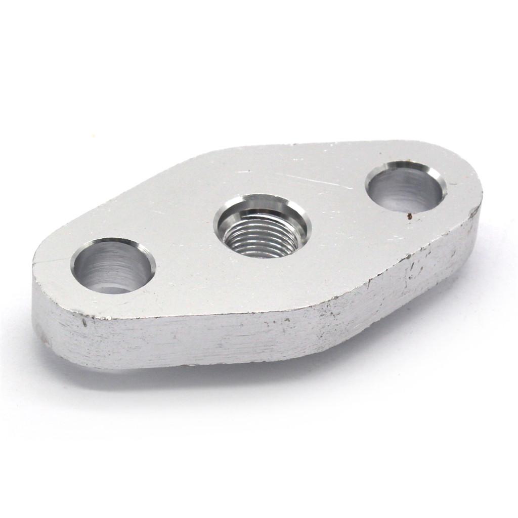 38mm 4AN Turbo Oil Feed Inlet Fitting Flange For T3 T4 T35 T04 Turbocharger