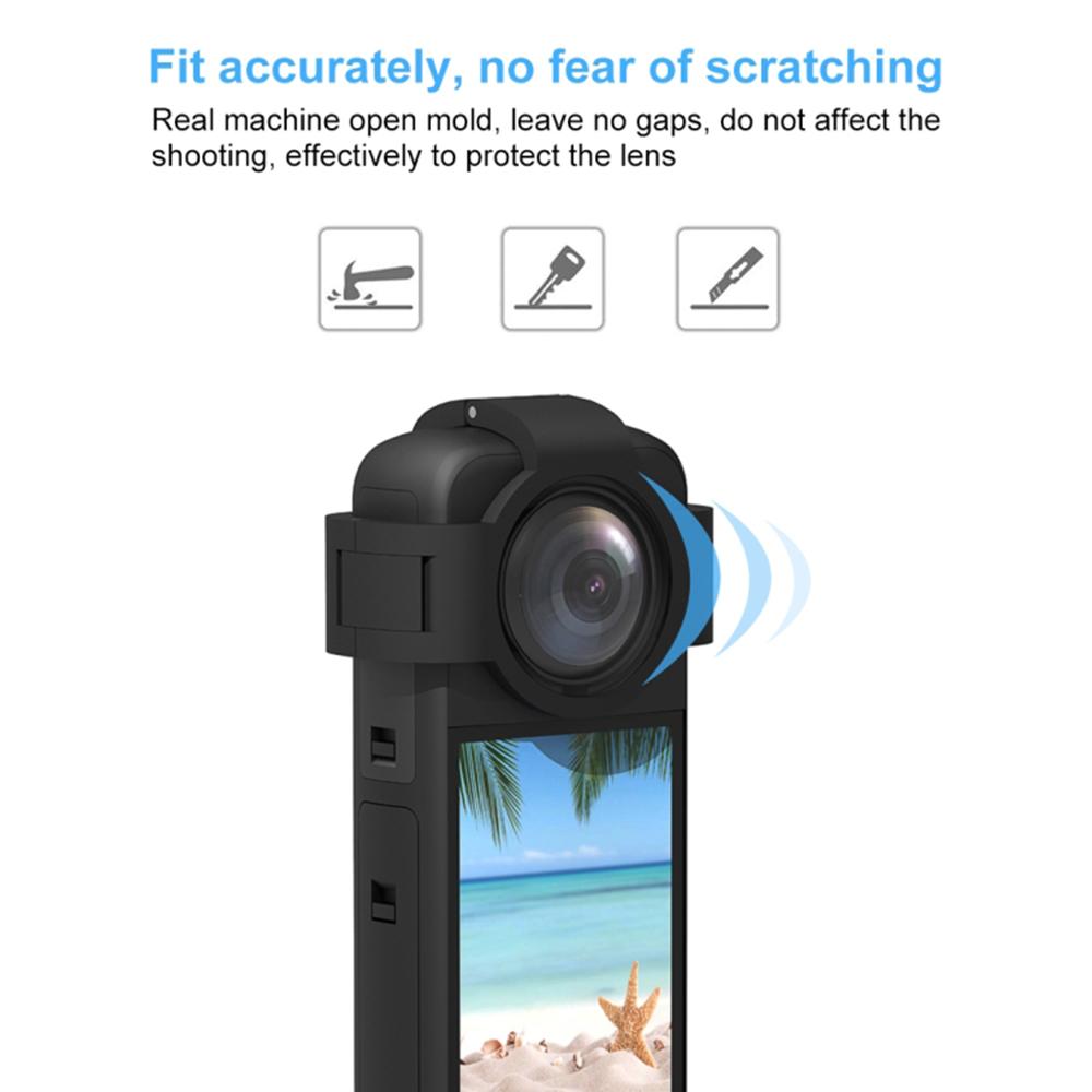 Panoramic Camera Lens Guards Lens Protective Cover Compatible with Insta360 X3 Camera