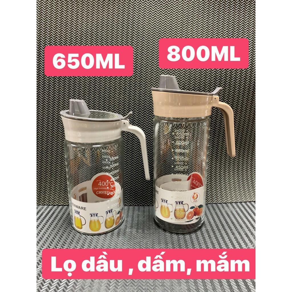 Xả Kho lọ thủy tinh đựng dầu ăn,nước mắm cao cấp
