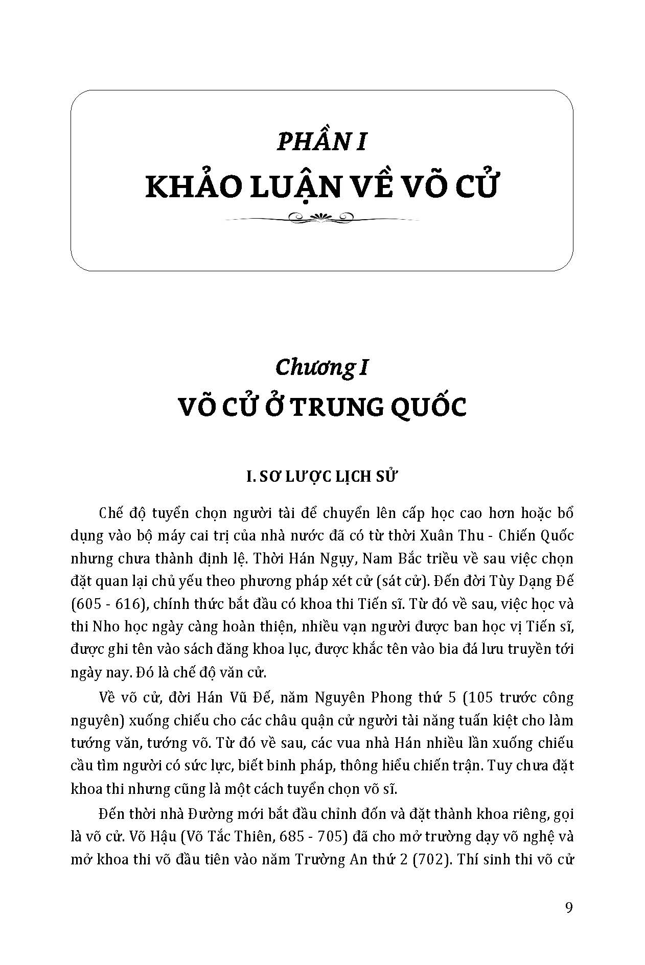 Võ Cử Và Người Đỗ Võ Khoa Ở Nước Ta