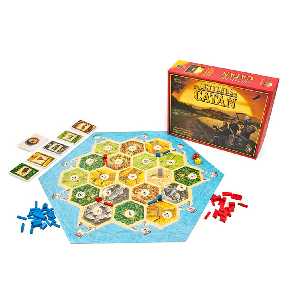 Bộ Trò Chơi Thẻ Bài Board Game The Settlers of Catan Chất Lượng Cao