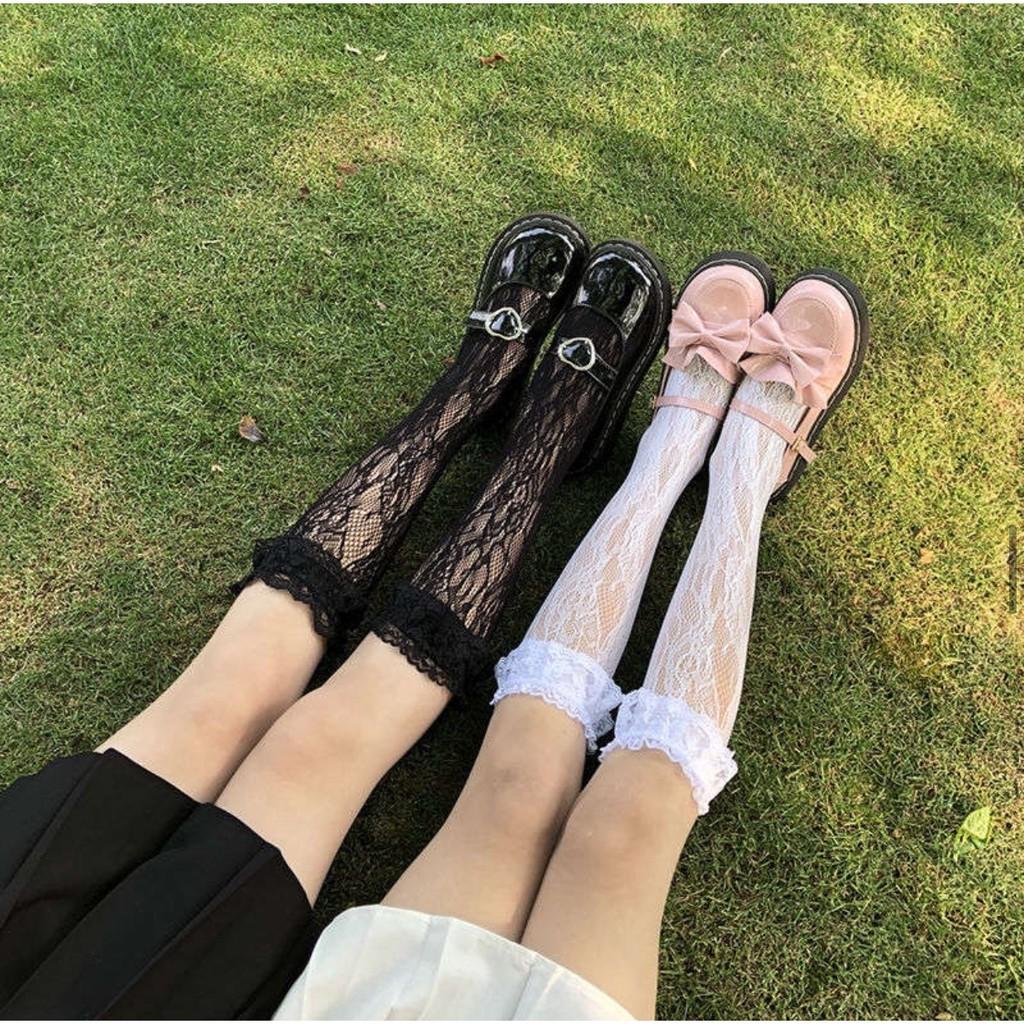 GILLBABY | Vớ Lolita ren bắp chân dành cho cosplay