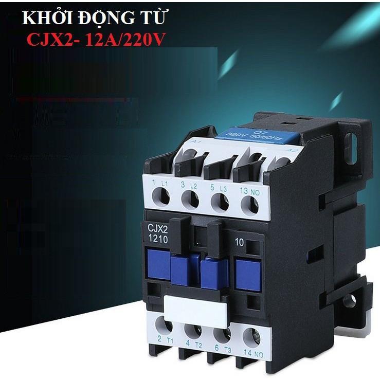 Khởi động từ contactor công suất lớn CJX2-2510 25A/220V kết hợp công tắc hẹn giờ ổ cắm hẹn giờ