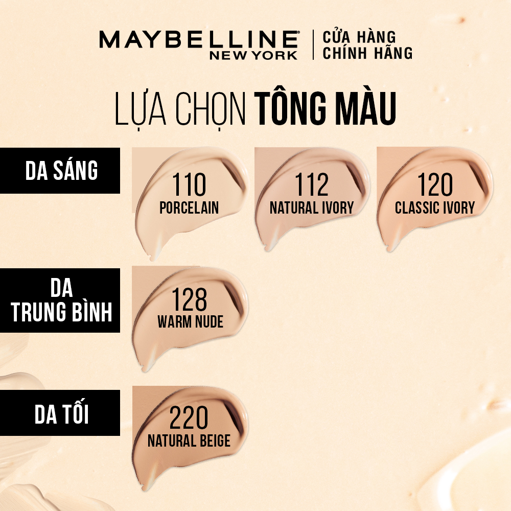 Kem Nền Lâu Trôi Superstay Long Lasting Full Coverage Foundation Maybelline New York 30ml