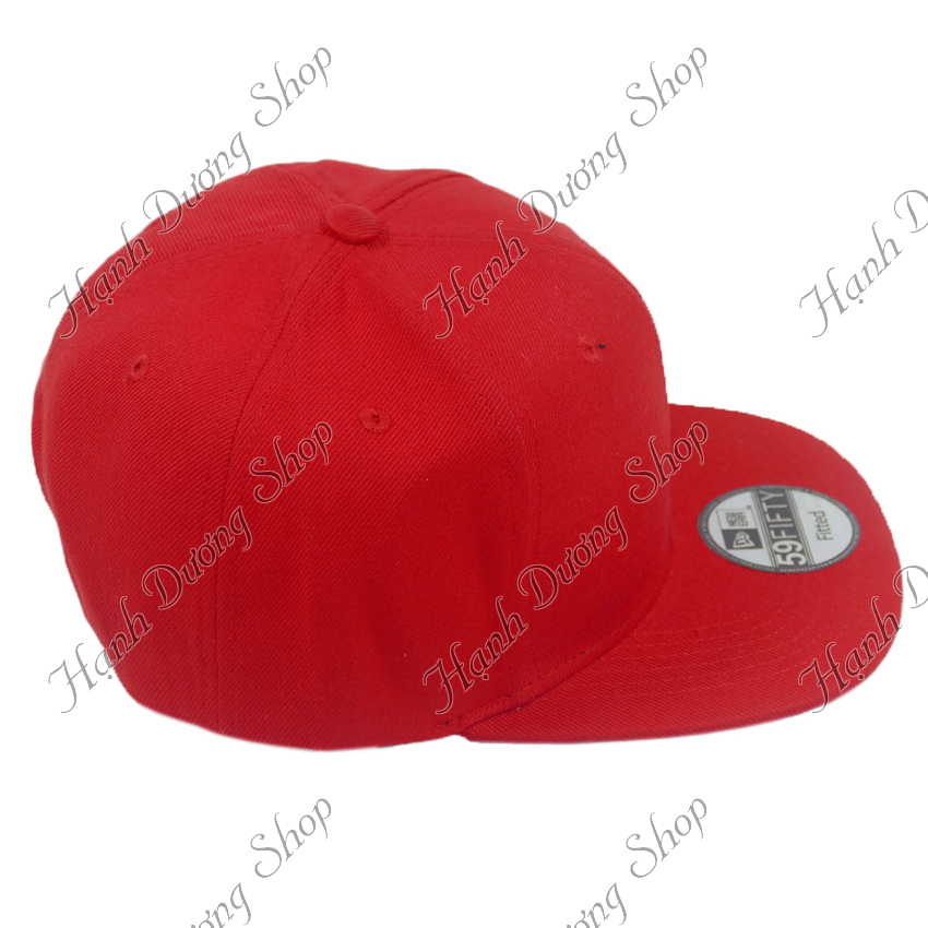 Mũ Snapback Trơn Nón Hiphop không thêu họa tiết, thiết kế mỏ bằng độc đáo, có khóa nhựa tăng giảm size - Hạnh Dương