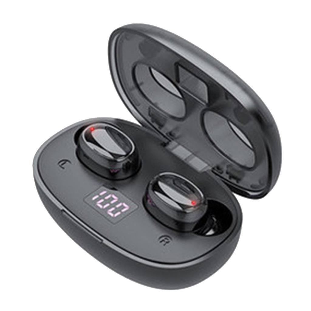 Waterproof Bluetooth 5.0 Headset Wireless Earphones Stereo Earbuds White