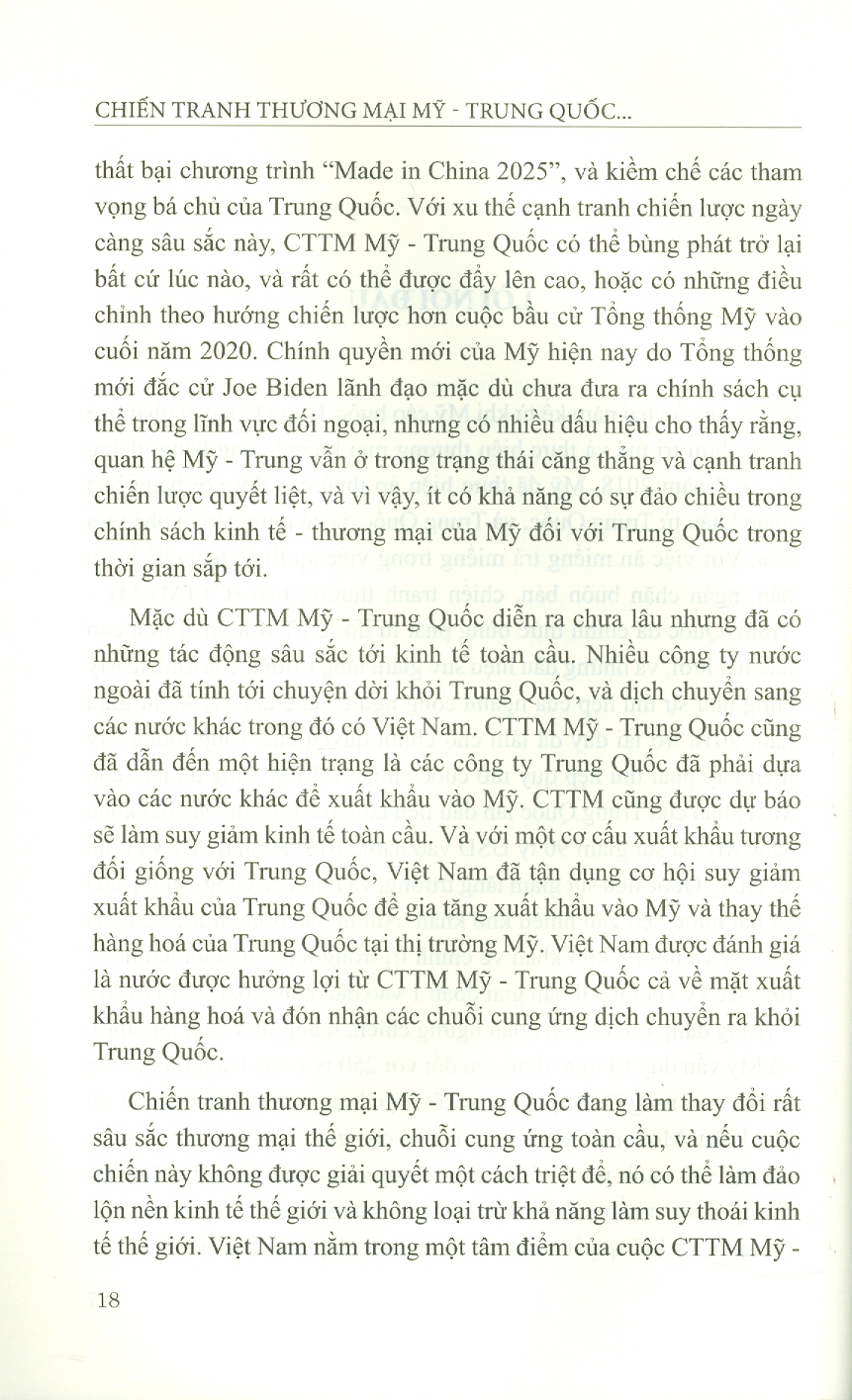 Chiến Tranh Thương Mại Mỹ - Trung Quốc &amp; Tác Động Tới Việt Nam