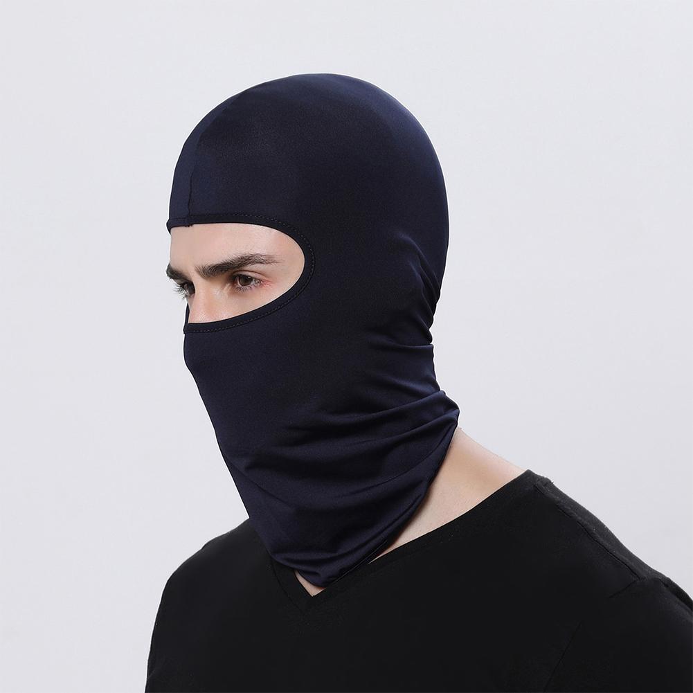 Mặt nạ đầy đủ mũ balaclava mũ xe máy bandana ngoài trời đi xe đạp săn xe đạp bảo vệ tia UV mũ bảo hiểm mũ bảo hiểm Color: Purple