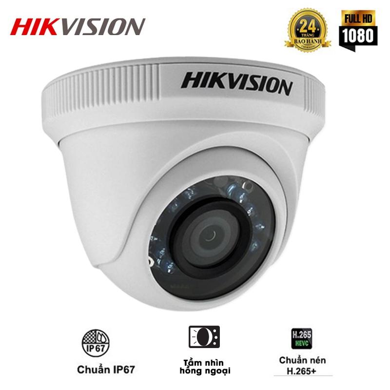Camera Analog Bán Cầu HIKVISION DS-2CE56B2-IPF 2MP Chống Nước.net chuẩn ful HD,ngược sáng - Hàng chính hãng