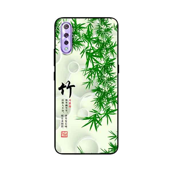 Ốp Lưng in cho Vivo S1 Mẫu Tranh Nền Tre - Hàng Chính Hãng