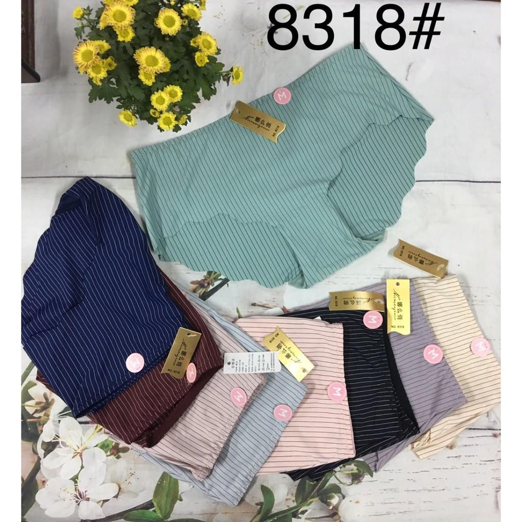 Quần Lót Nữ - 5 Quần Su Sọc Viền Đùi Gợn Sóng