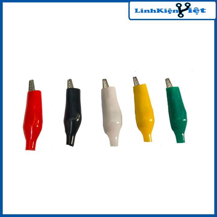 Kẹp cá sấu 3.5mm 5 màu lựa chọn