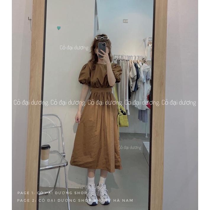 Váy hở lưng có dây thắt