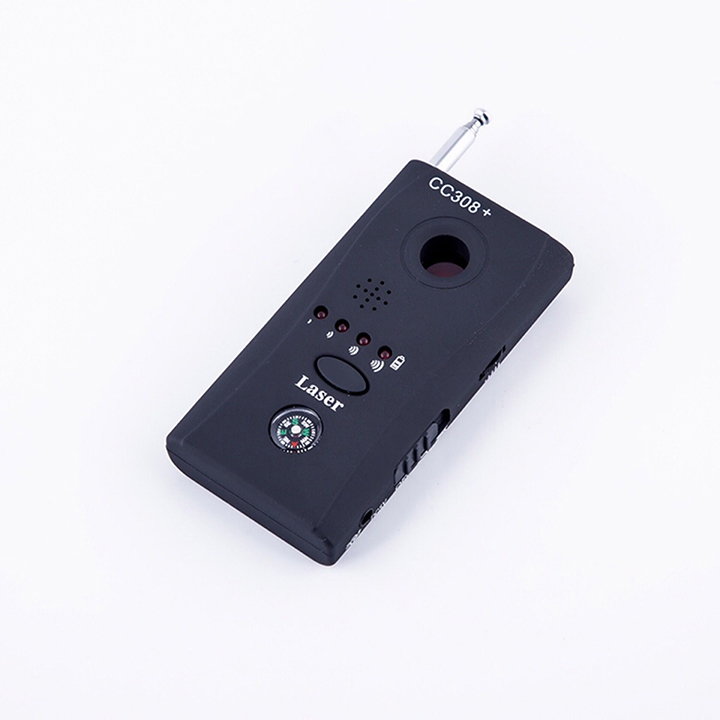 Máy dò thiết bị định vị, camera, ghi âm CC308+ - Tặng kèm đèn pin bóp tay mini