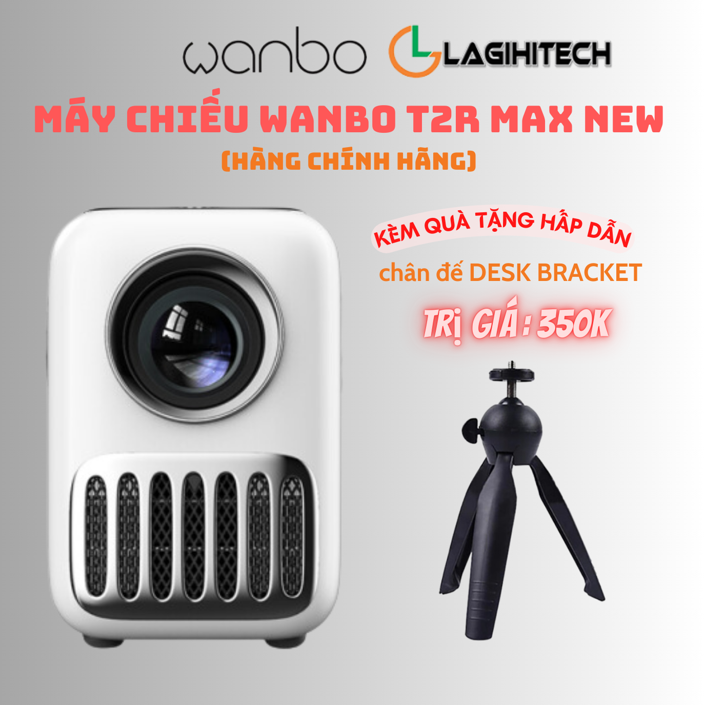 Máy Chiếu Wanbo T2R Max - Hàng Chính Hãng