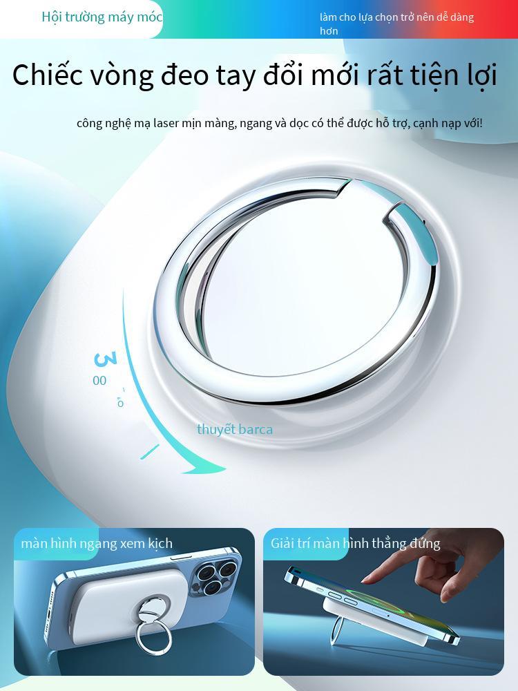 Giao hàng nhanh máy Letang mini hút nam châm sạc không dây kho báu sạc nhanh thích hợp cho nguồn di động Apple 14promax có giá đỡ