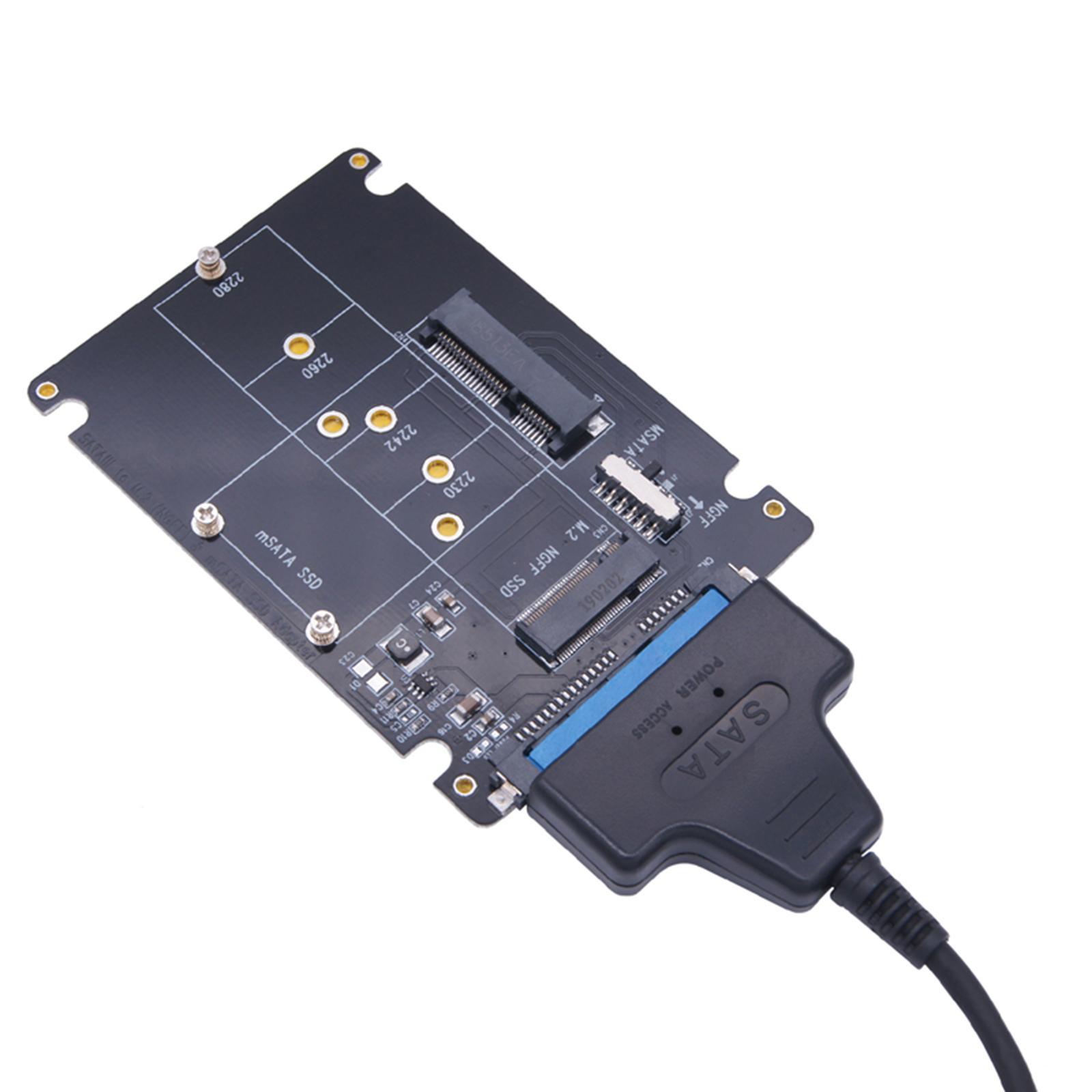 MSATA to  Adapter USB to  Cable SATA3.1 Standard PCI E SSD