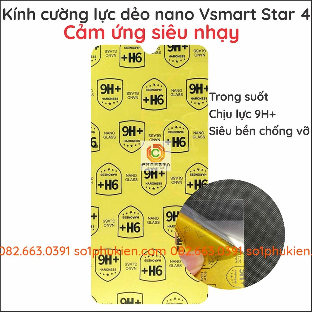Dán cường lực dẻo nano dành cho Vsmart Star 4 siêu bền