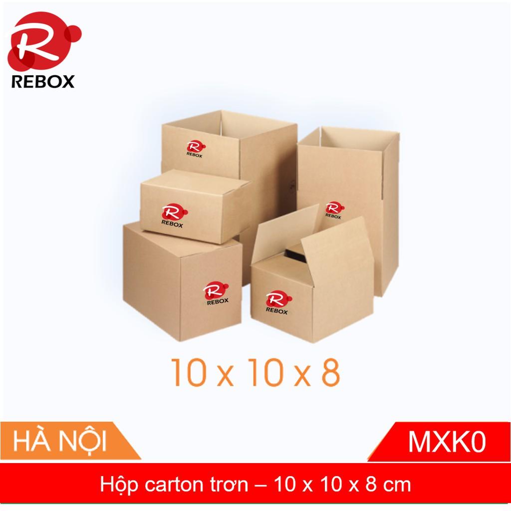 Hộp 10x10x8 Carton - COMBO 50 Hộp đóng hàng 3 lớp SIÊU RẺ SIÊU DÀY Giá Xưởng