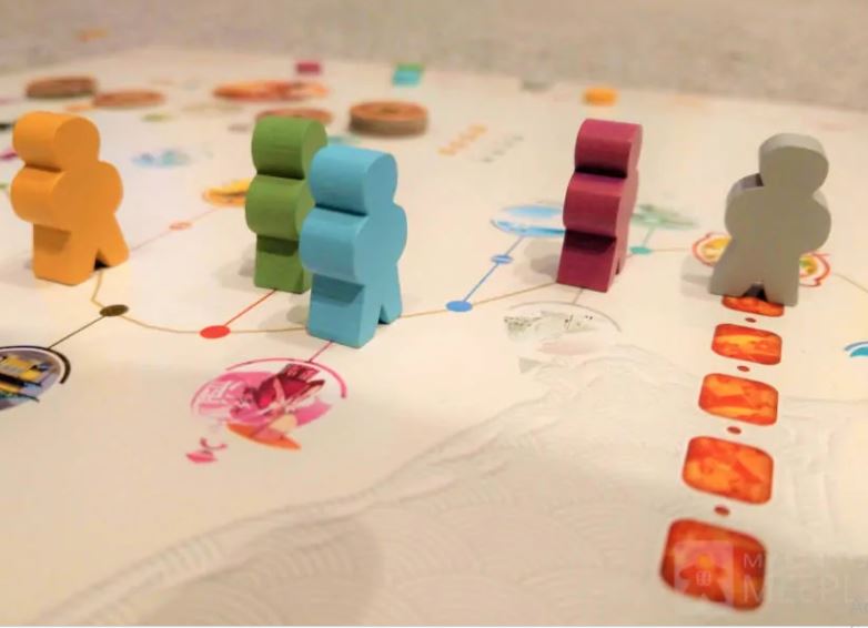 Trò Chơi Board Game TOKAIDO - Du Hí Nhật Bản  Hộp Cứng Chất Lượng Cao Song Ngữ Anh - Nhật