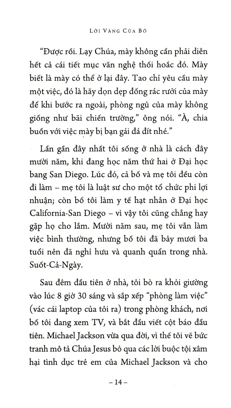 Lời Vàng Của Bố (Tái Bản 2018)