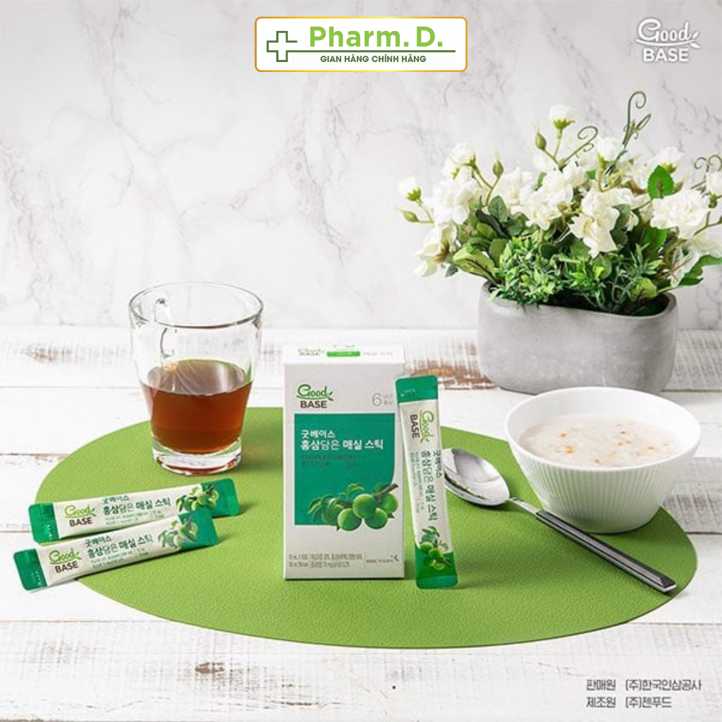 Nước Hồng Sâm Hàn Quốc Vị Mơ Goodbase KGC Cheong Kwan Jang Hỗ Trợ Sức Khỏe
