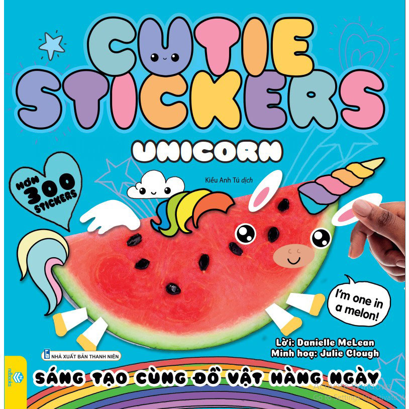 Combo 3 cuốn Cutie Stickers Sáng tạo cùng đồ vật hàng ngày