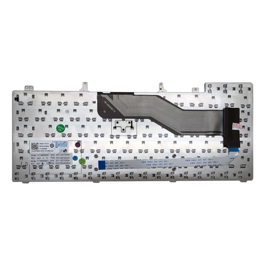 Bàn Phím Dành Cho Laptop Dell Latitude E6220, E6230, E6320, E6330, E6420, E6430, E6440, E5420, E5430 - Hàng Nhập Khẩu
