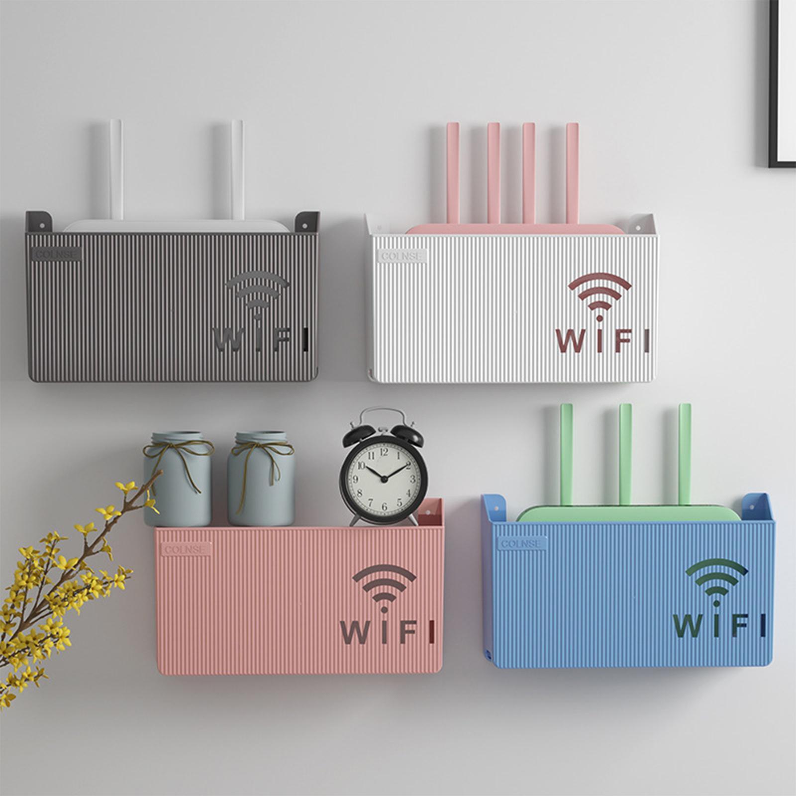Router Shelf Wall Mounted  for Living Room Home Decor Bedroom