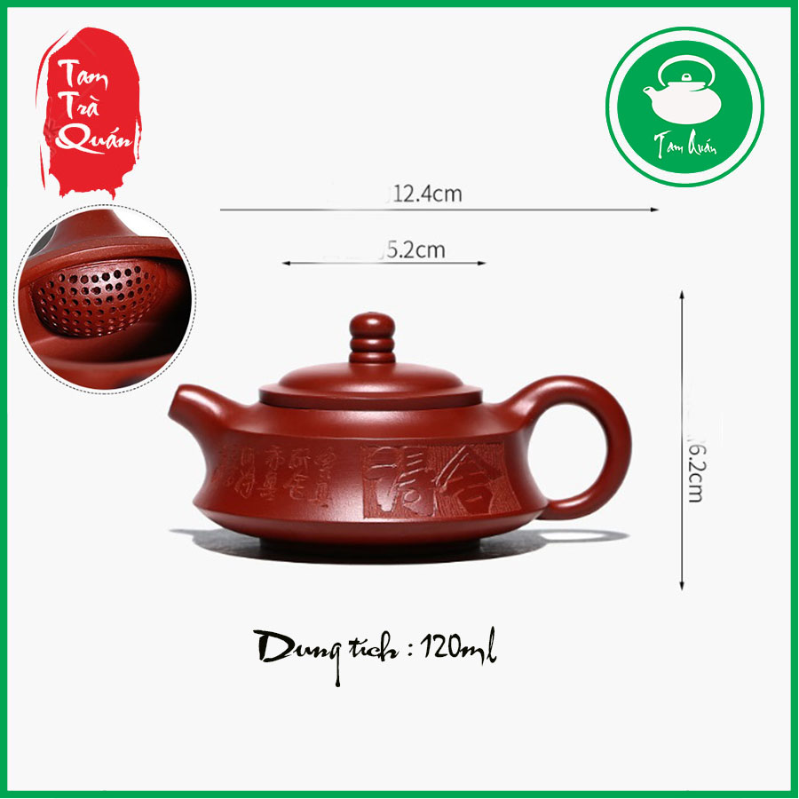 Ấm tử sa Nghi Hưng 120ml