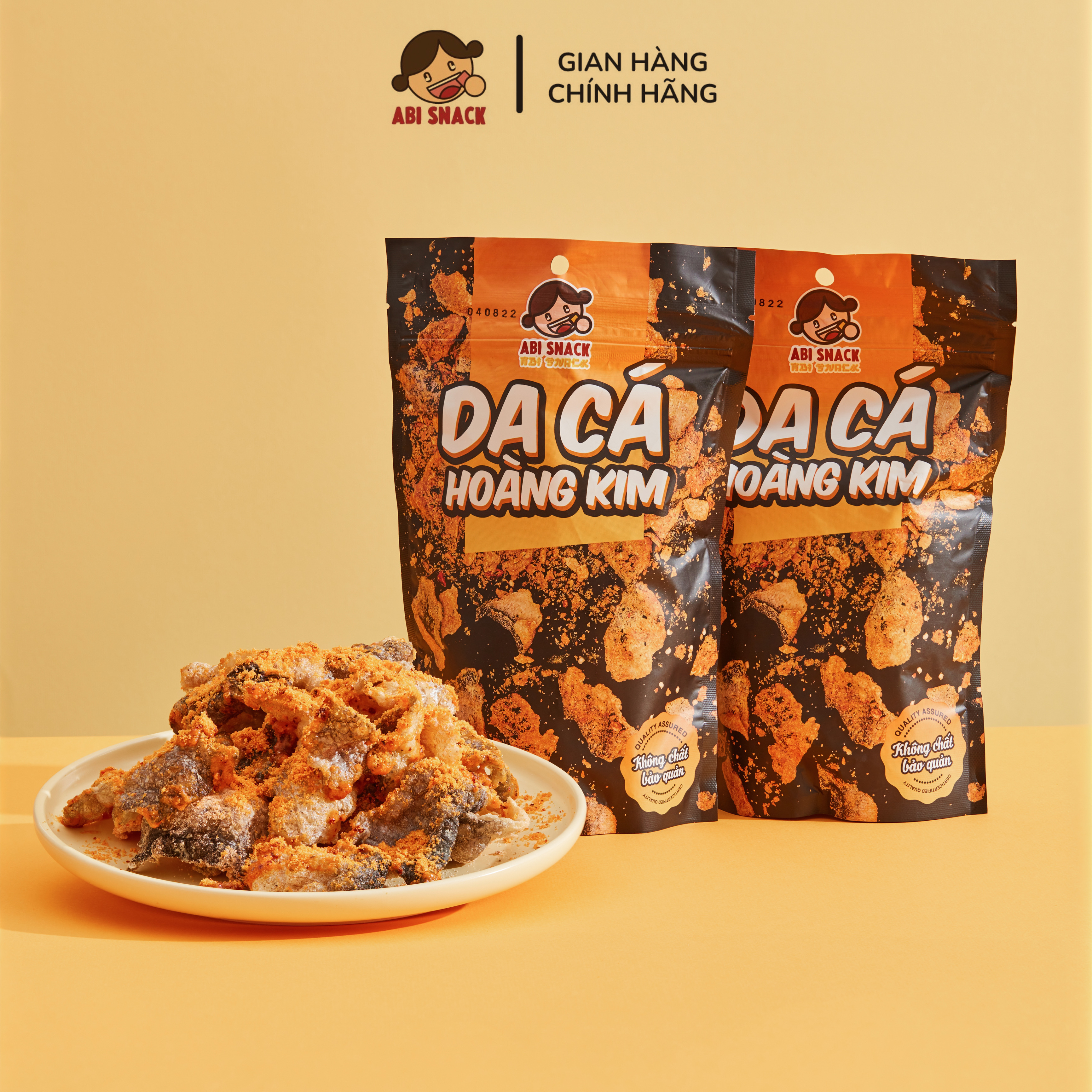 Da Cá Hoàng Kim - Da Cá Trứng Muối ABI SNACK