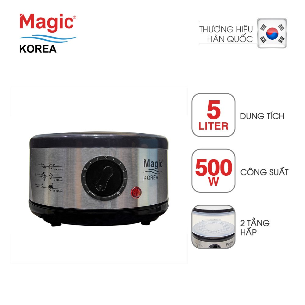 Hình ảnh Máy Hấp Thực Phẩm Magic Korea A64 (5.0 Lít) - Hàng chính hãng