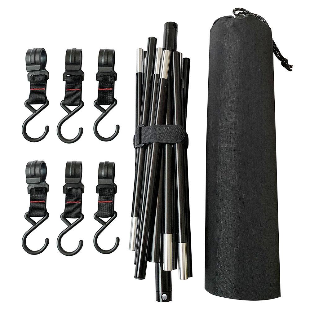 Outdoor Hanging Rack Camping Triangle Storage Rack Light Stand Clothes Drying Tripod for Outdoor Cooking Camping Picnic