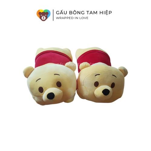 Gối ôm gấu PoohGấu bông Thú bông ngộ nghĩnh đáng yêu Chất liệu vải cao cấp mềm min nhồi bông gòn an toàn