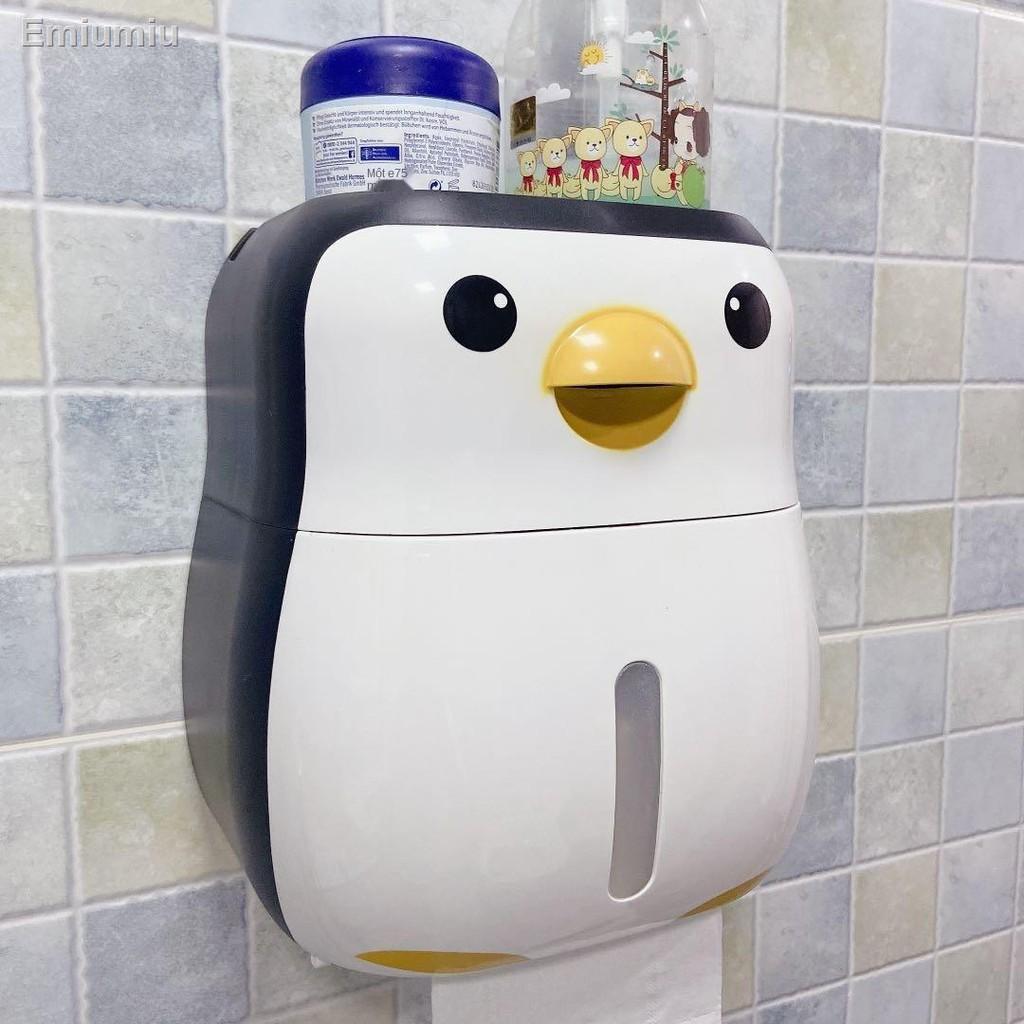 ✁Penguin sáng tạo nhà vệ sinh phòng tắm hộp khăn giấy nhà vệ sinh