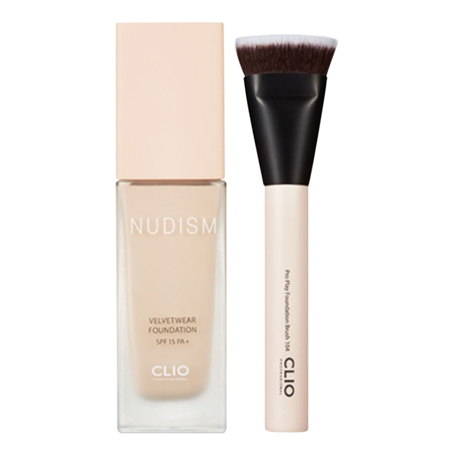 Kem Nền Trang Điểm Clio Nudism Velvetwear Foundation (30ml)